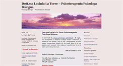 Desktop Screenshot of lavinialatorre.it