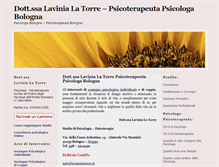 Tablet Screenshot of lavinialatorre.it